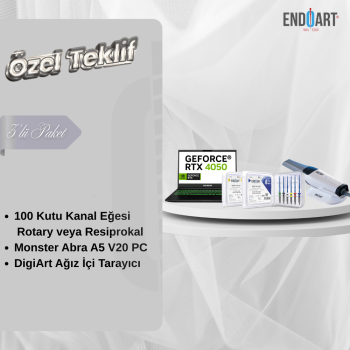 DigiArt Ağız İçi Tarayıcı + 100 Kutu Kanal Eğesi + Monster PC