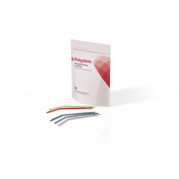RubyDent Air/Water Syringe Tips – Renkli Tek Kullanımlık Hava/Su Şırınga Uçları