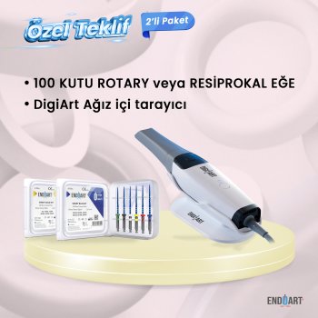 100 Kutu Kanal Eğesi + DigiArt Ağız İçi Tarayıcı