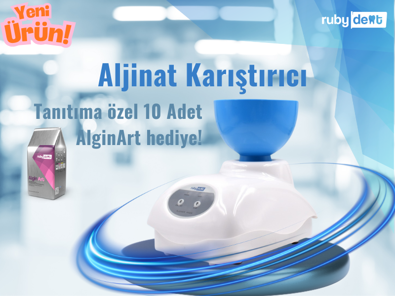 Tanıtıma Özel Aljinat Karıştırıcı alana 10 Adet AlginArt Hediye!